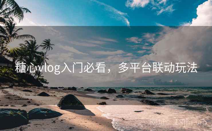 糖心vlog入门必看,多平台联动玩法