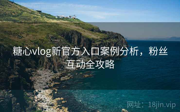 糖心vlog新官方入口案例分析,粉丝互动全攻略